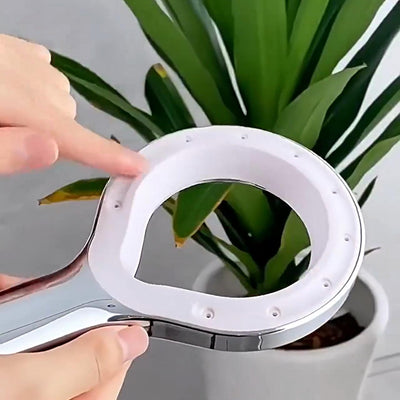 Halka şeklinde Yüksek Basınçlı Duş Başlığı Banyo Artırıcı Duş Başlığı Yağış Duş Başlığı Seyahat için Su Tasarrufu Banyo Aksesuarları