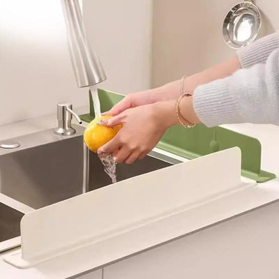 Lavabo Su Saptırıcı, Mutfak Sıçrama Önleyici Su Kalkanı, Lavabo, Yıkama Havzası, Sebze Yıkama Havzası, Silikon Dik Su Saptırıcı, Sıçrama Önleyici