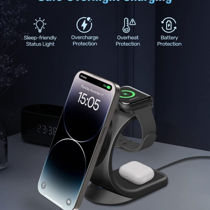 3-Ü 1-də naqilsiz şarj