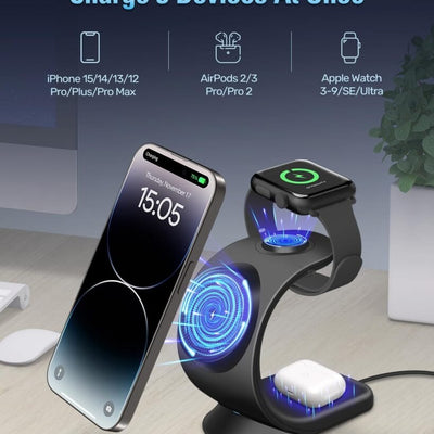 3-Ü 1-də naqilsiz şarj