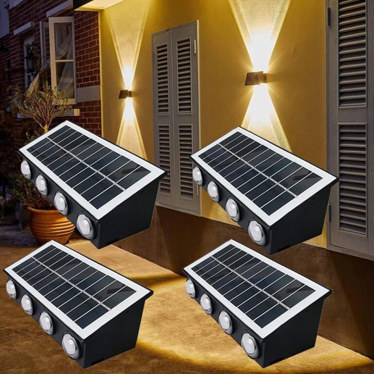 Günəş enerjili dekorativ LED divar işığı