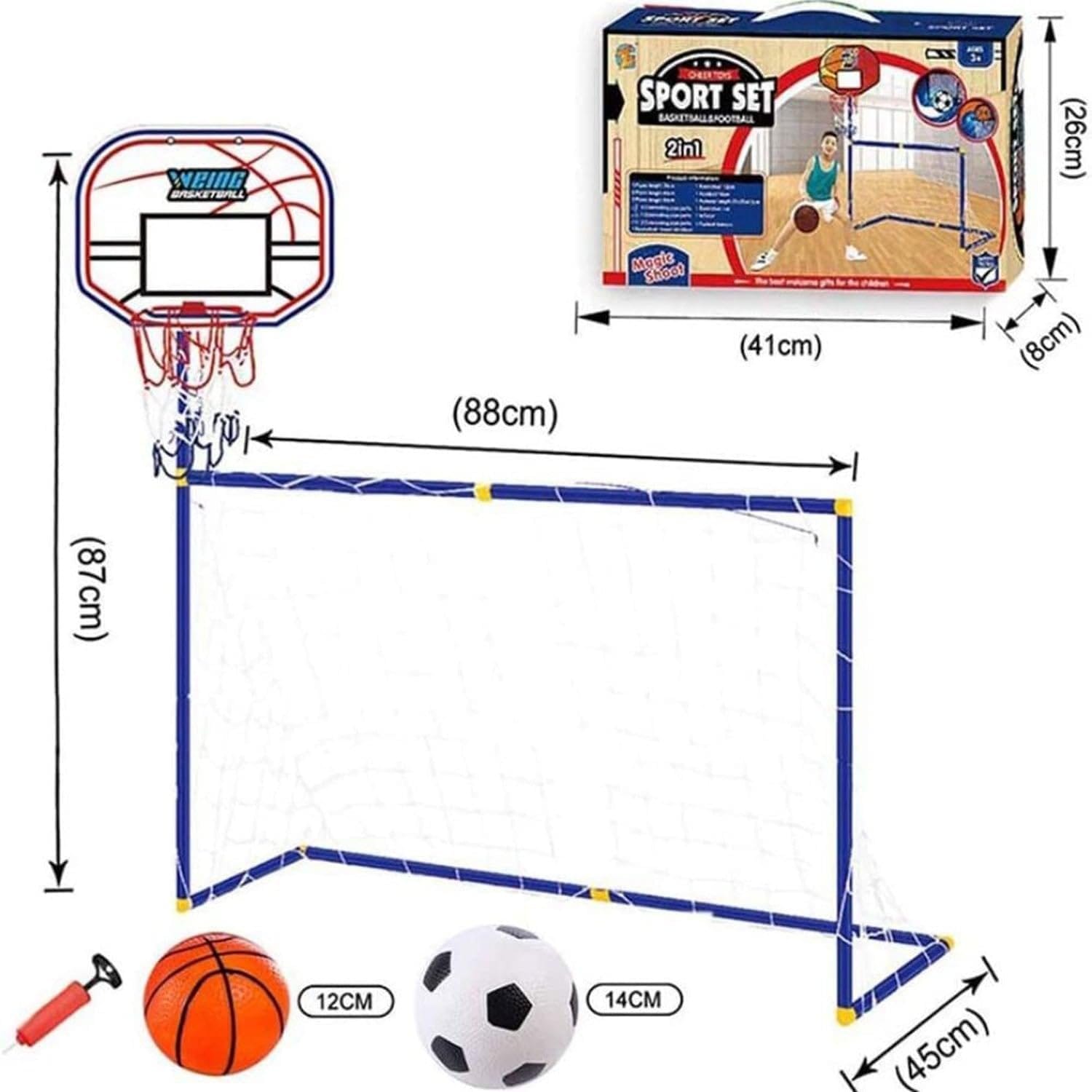 Futbol və basketbol seti