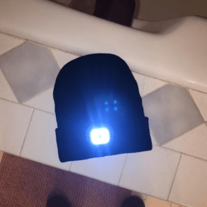 USB şarjlı LED işıqlı qış papağı
