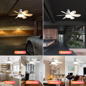 LED işıqlı uzaqdan idarəli tavan ventilyatoru
