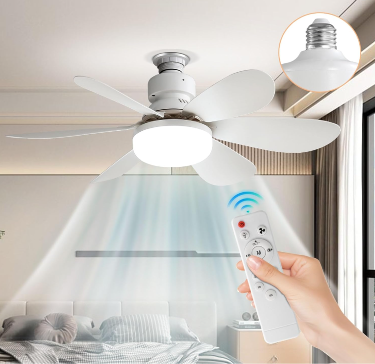 LED işıqlı uzaqdan idarəli tavan ventilyatoru