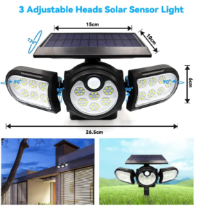 GÜNƏŞ ENERJİLİ SENSOR İŞIQ