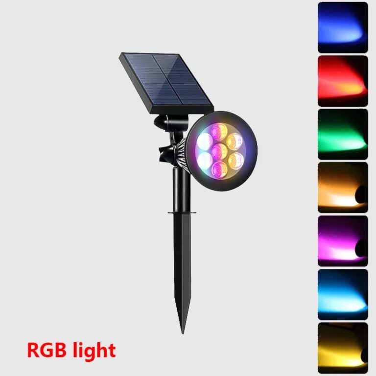 Günəş enerjili RGB bağ işıqları