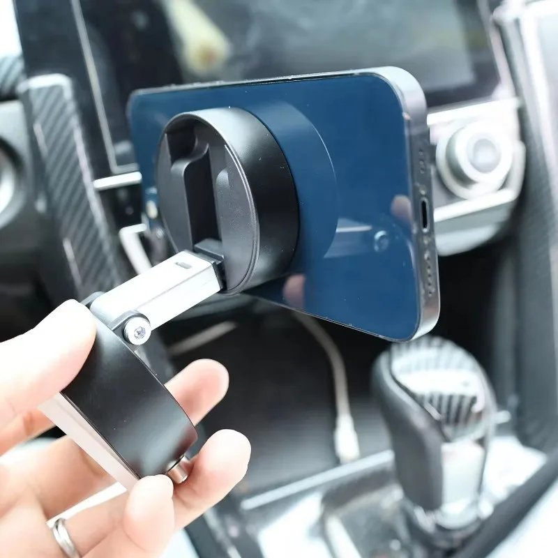 Vakuumlu maqnitli telefon tutacağı