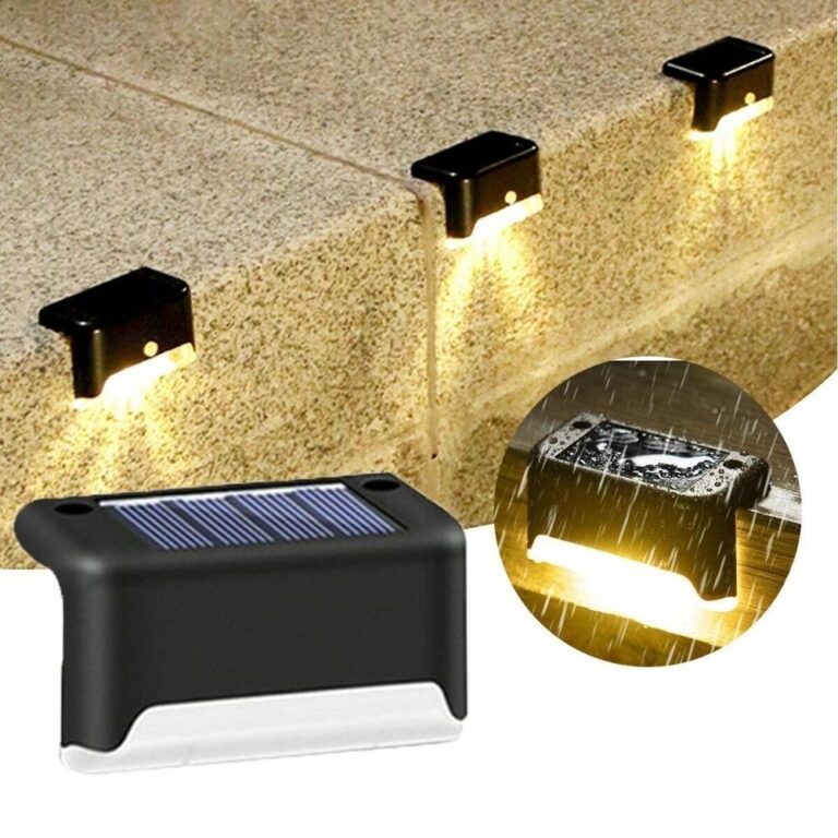 4 ədəd günəş enerjili pilləkən işığı