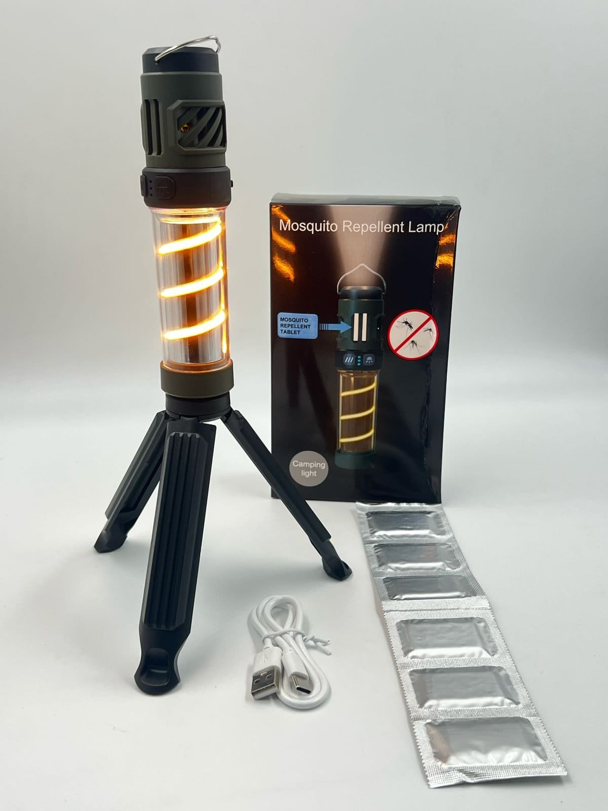 İşıqlı ağcaqanad qovan fənər YH-030