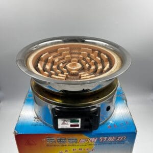 Daşlı elektrik sobası göy qutu