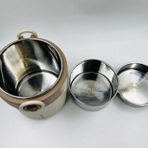 Yemək qabı 3 mərtəbə 1600 ml dairəvi kod T01-EM-0017