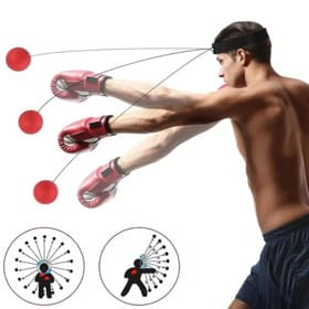 Boks üçün reaksiya və sürət məşq topu – İdman və fitnes və Sağlamlıq və Gözəllik üçün