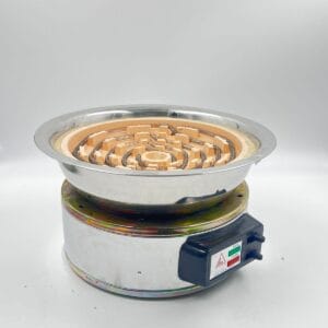 Daşlı elektrik sobası göy qutu