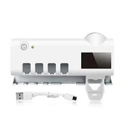 Dispenser-sterilizator diş fırçası və diş pastası üçün, 200×75×40 mm, ağ – Ağız və diş baxımı, Hamam və santexnika və Sağlamlıq və Gözəllik üçün