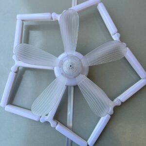 680×180 mm RGB işıqlı 5 pərli pultlu asma sərinkeş