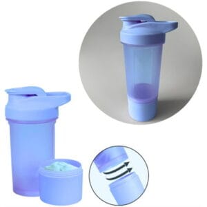 İdman su qabı, plastik, mavi, 500 ml – İdman və fitnes, Su qabları və termoslar və Ev və Mətbəx üçün