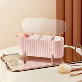 Kosmetik vasitələr üçün orqanayzer ZV2184, çəhrayı, .5×87.5×91 mm – Zinət əşyaları qutuları və Saxlama və Təşkilat üçün