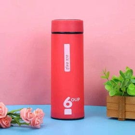Termos şüşə, qırmızı, 450 ml – Su qabları və termoslar və Ev və Mətbəx üçün