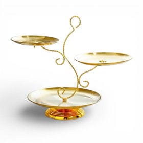 Etajer, metal, qızılı, 35 sm – Qab-qacaq və Ev və Mətbəx üçün