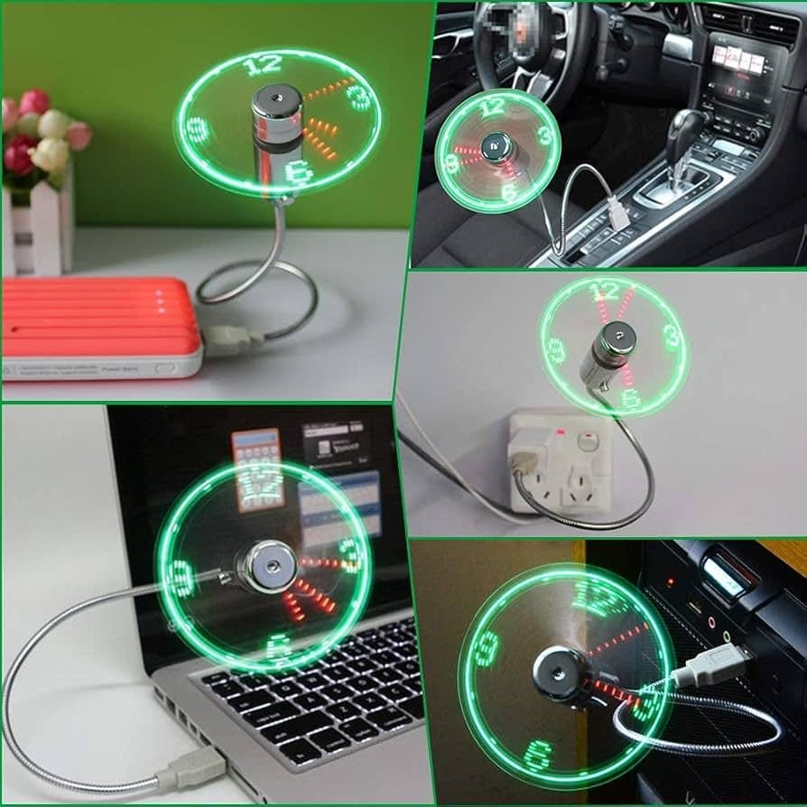 Saatlı USB sərinkeş