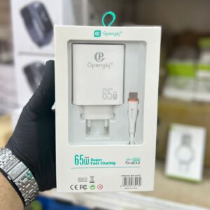 Adapter başlığı 65 Vt USB+USB-C və 2 m kabel
