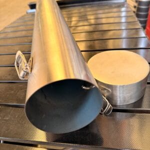 Şiş qabı paslanmayan polad 9×72 sm