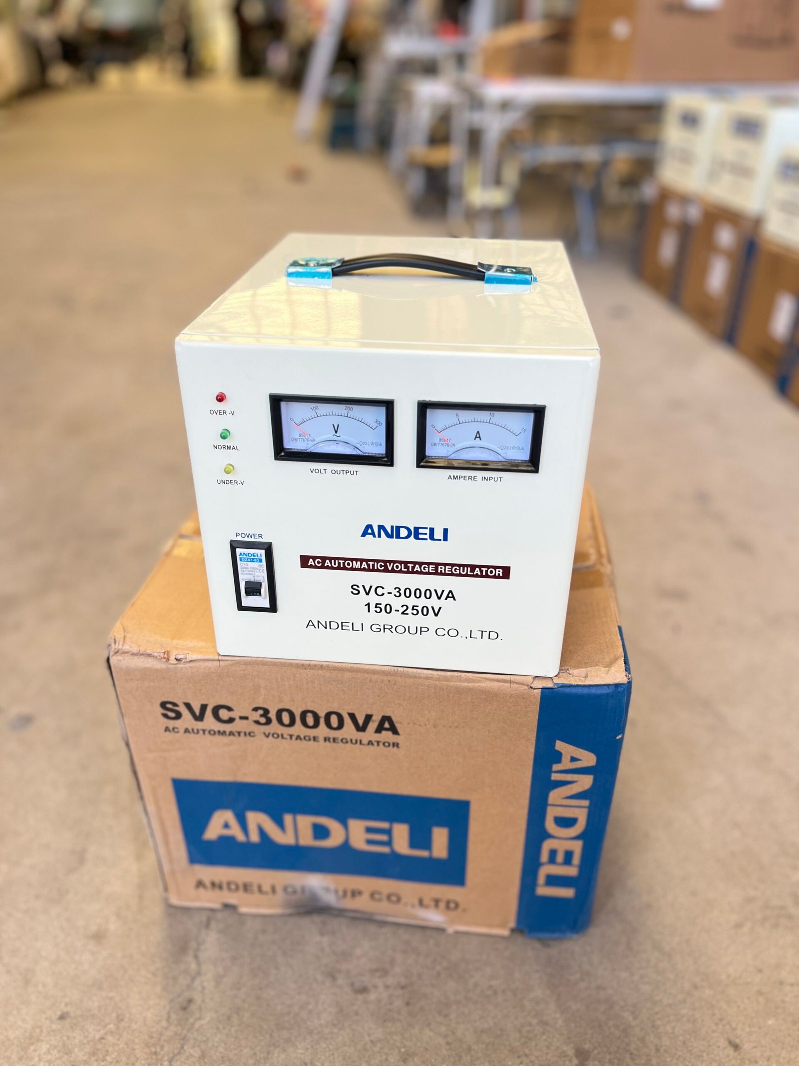 Andeli stabilizator giriş 150-260 V