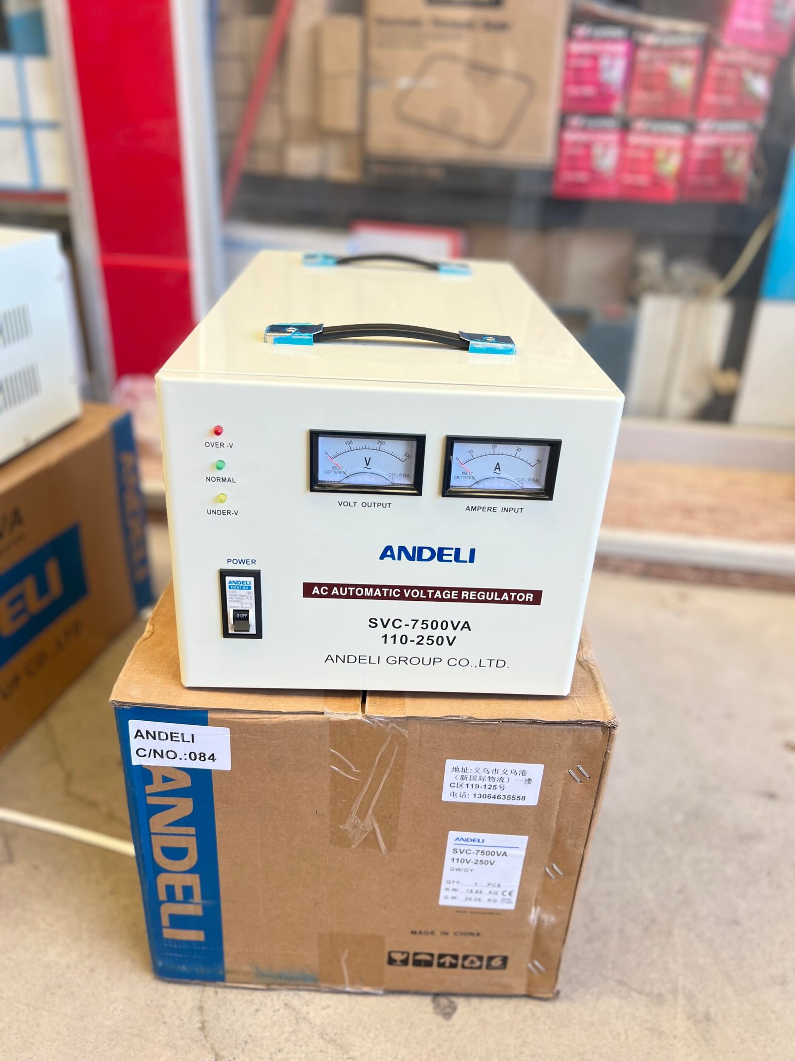 Andeli stabilizator giriş 110-260 V