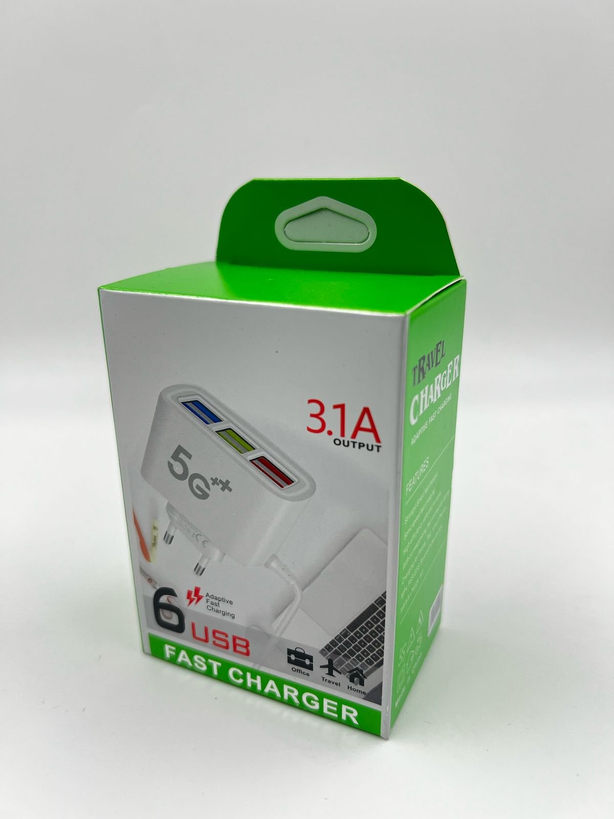 6 USB çıxışlı adapter