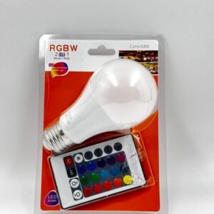 Rgbw LED lampa 12 Vt