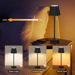 Masaüstü lampa ZV3, 37 sm, qara – Ev və dekorativ işıqlandırma, LED lampalar və Ofis və masaüstü məhsullar üçün