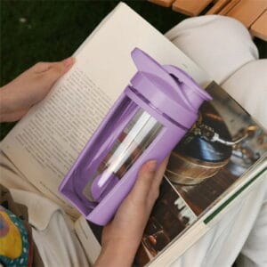 İdman su qabı, plastik, bənövşəyi, 500 ml – İdman və fitnes, Su qabları və termoslar və Ev və Mətbəx üçün