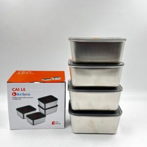 Yemək saxlama qabı calie 4-lü dəst 13x10x5.5