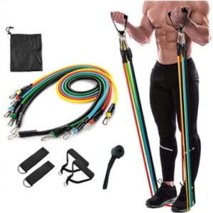 Espander dəsti, rəngbərəng, 10 əd – İdman və fitnes və Sağlamlıq və Gözəllik üçün