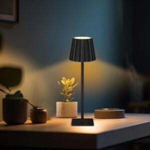 Masaüstü lampa ZV3, 37 sm, qara – Ev və dekorativ işıqlandırma, LED lampalar və Ofis və masaüstü məhsullar üçün