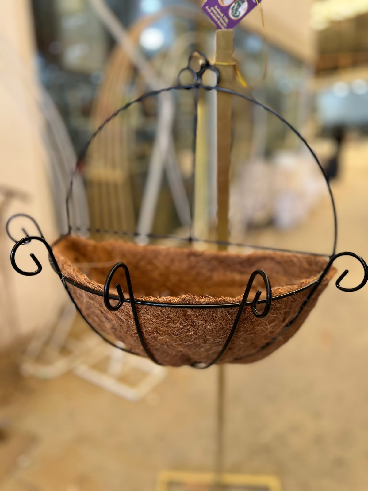 Dibçək qabı saman (divar üçün)