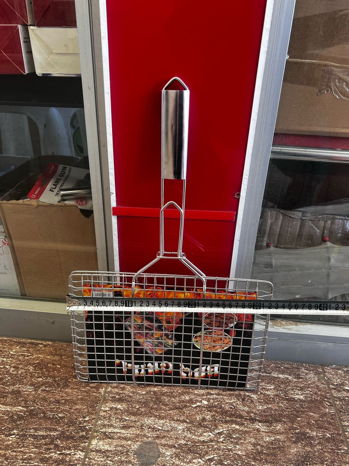 Paslanmayan polad kabab toru 33×22×70