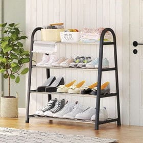 Ayaqqabı üçün rəf, metal/plastik, qara, 17/20/23.5×55×63 sm – Ayaqqabı organizerləri və Saxlama və Təşkilat üçün