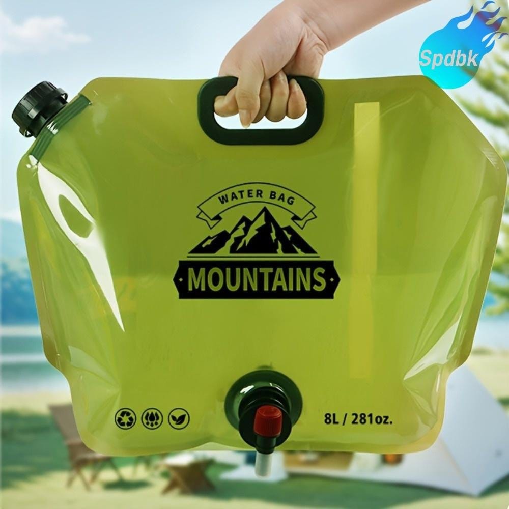 Su qabı 8 litr yığılan kranlı