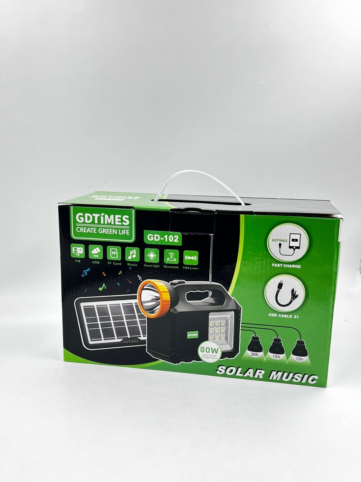 Enerji bankı panelli, lampalı GD-102