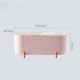 Kosmetik vasitələr üçün orqanayzer ZV2184, çəhrayı, .5×87.5×91 mm – Zinət əşyaları qutuları və Saxlama və Təşkilat üçün