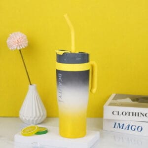 1200 ml borulu rəng keçidli su qabı, Qara – Su qabları və termoslar və Ev və Mətbəx üçün
